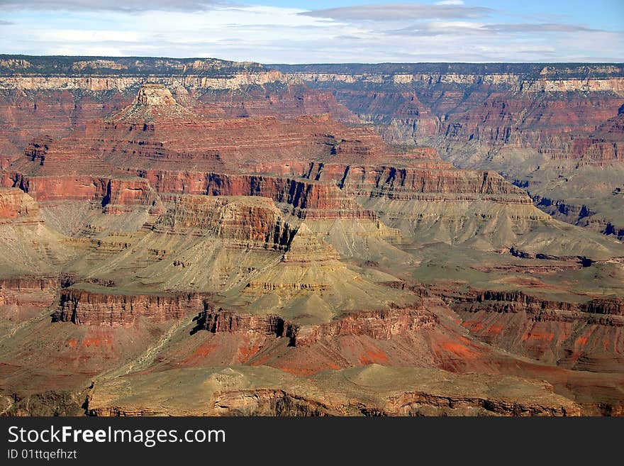 View of the Grand Canyon from Mohave Point, south rim. View of the Grand Canyon from Mohave Point, south rim