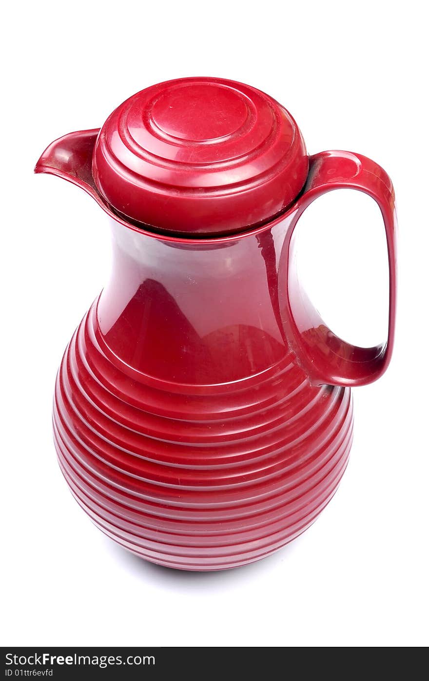 Colored plastic kettle