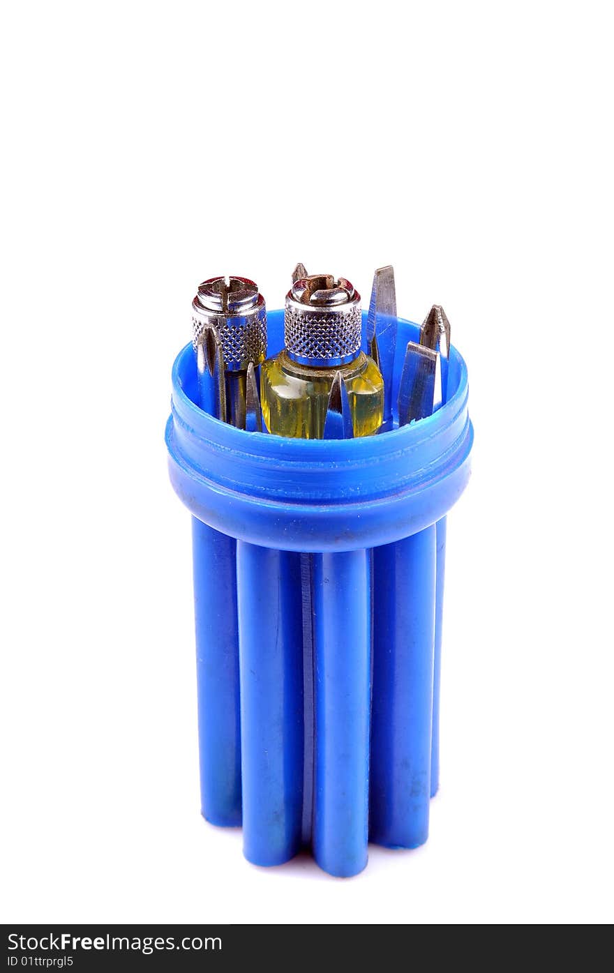 Screw driver blue set