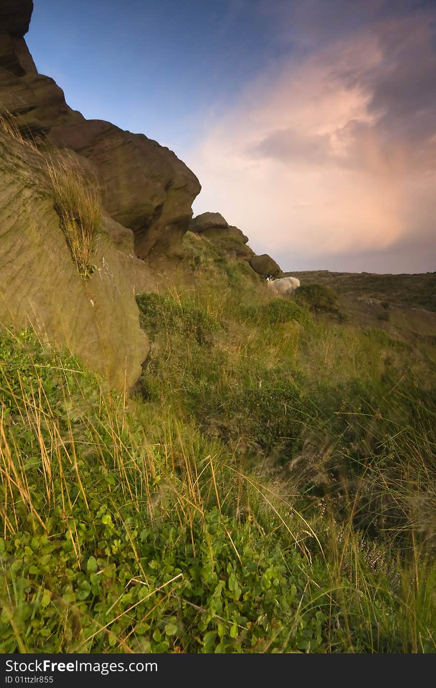 Beautiful English Landscape - Peak district, England, UK