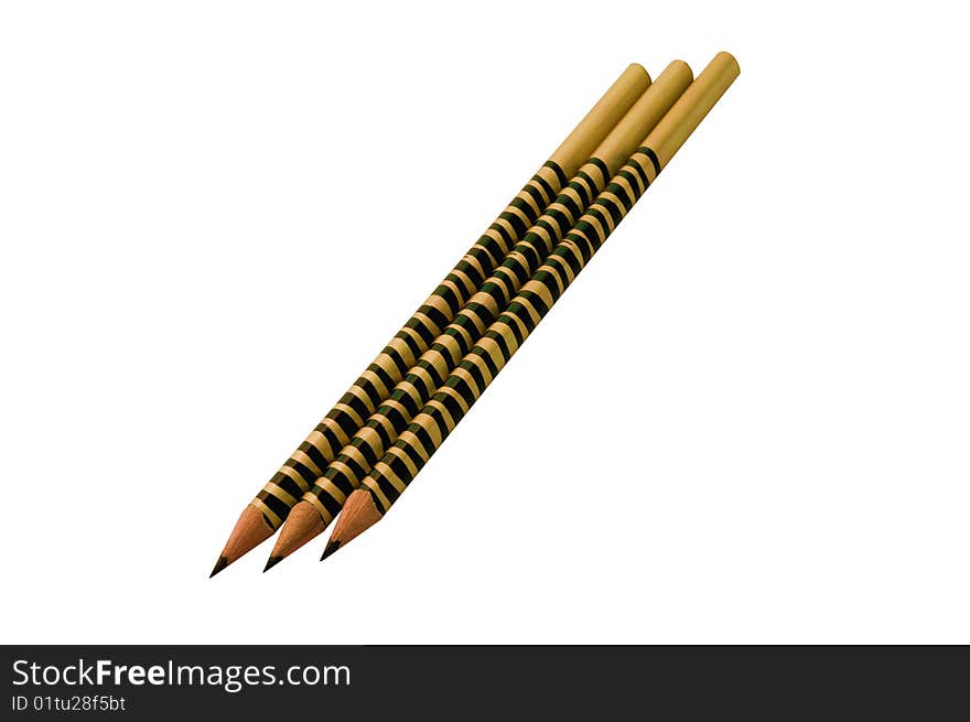 Three pencils