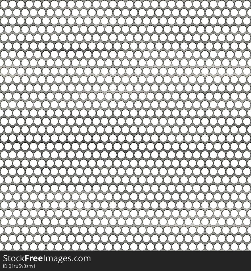 High quality computer generated seamless texture of grille