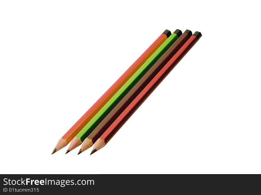 Four pencils