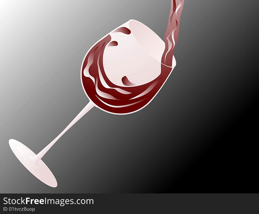 Illustration of red wine. Available in both jpeg and eps8 formats.