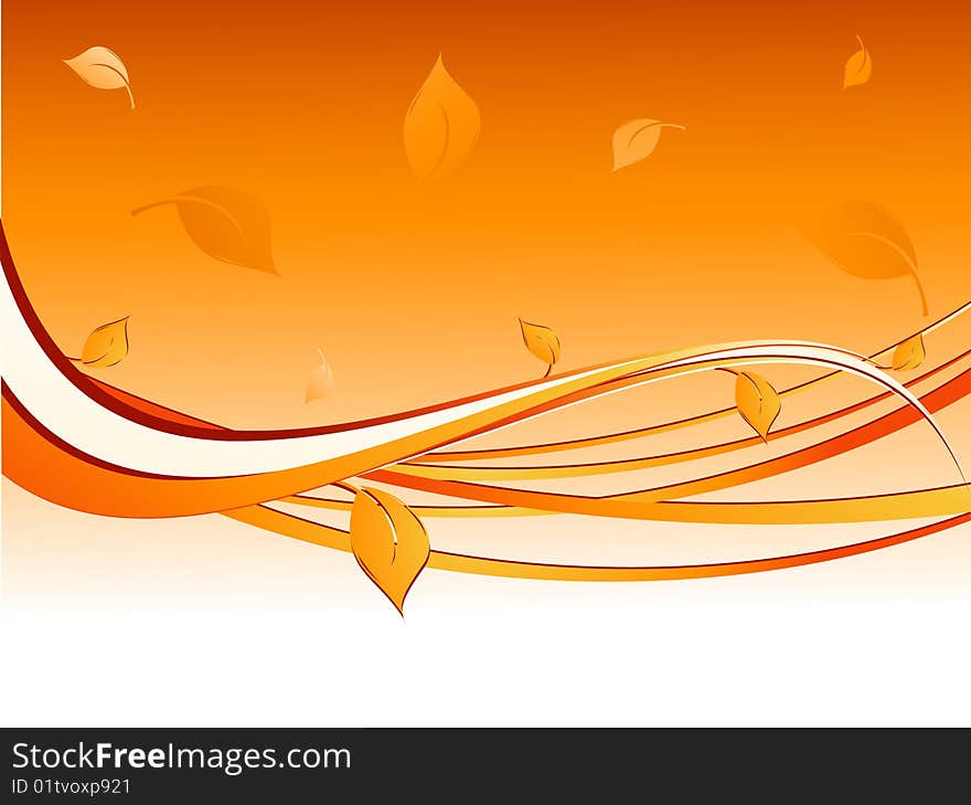 Autemn abstract vector background with copy space. Autemn abstract vector background with copy space