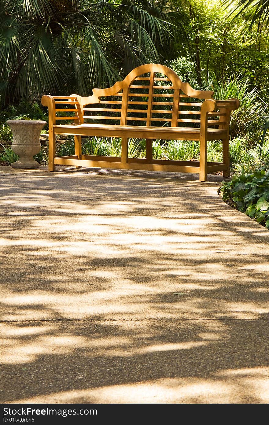 Bench at the Alamo