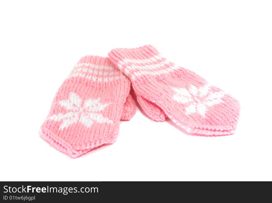 Baby`s mittens