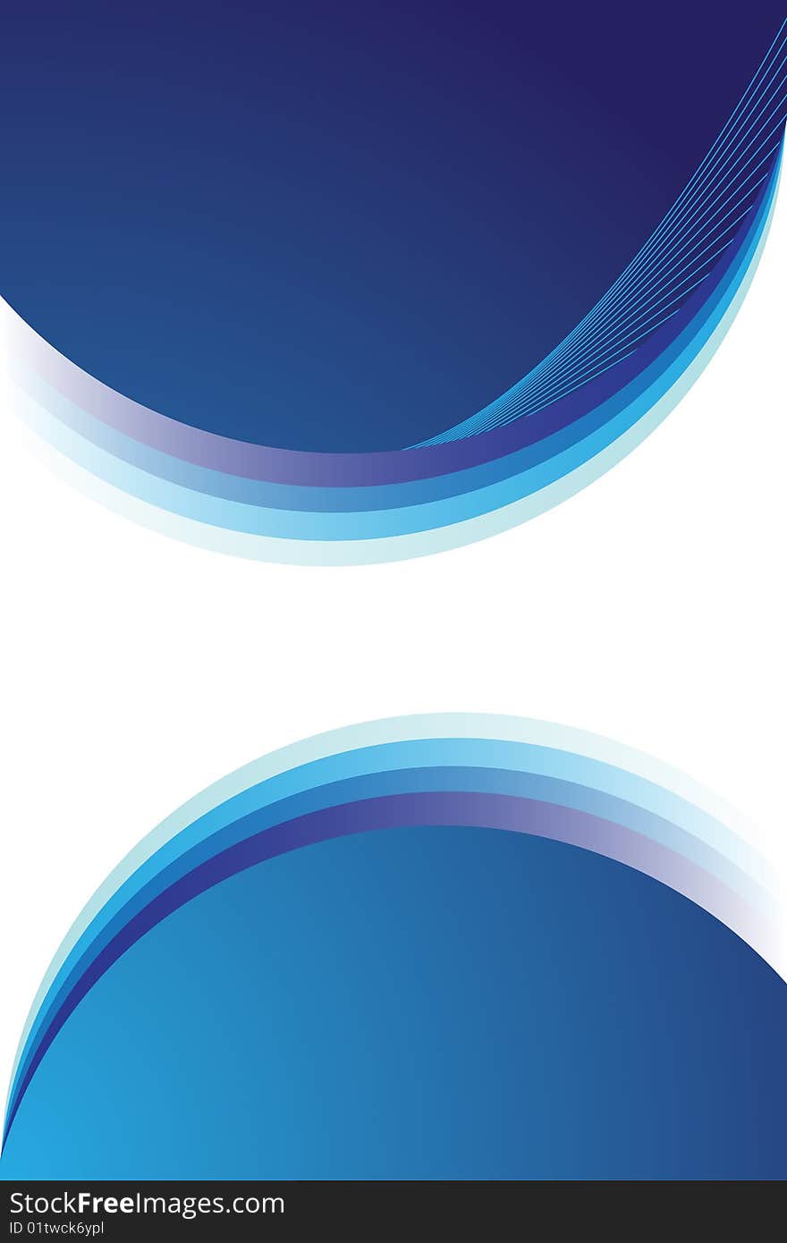 Abstract blue background with place for text