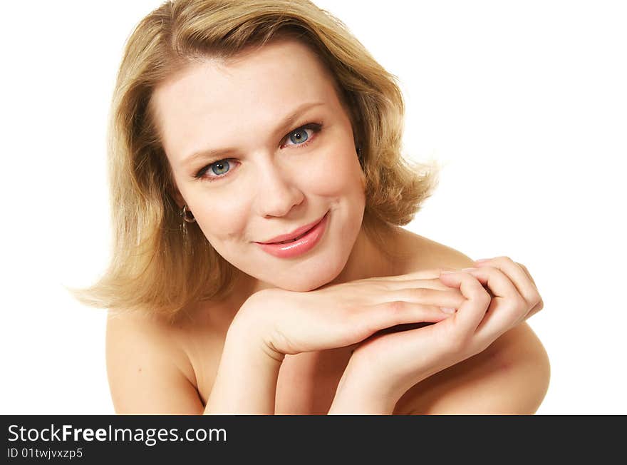 Smiling Blonde Woman