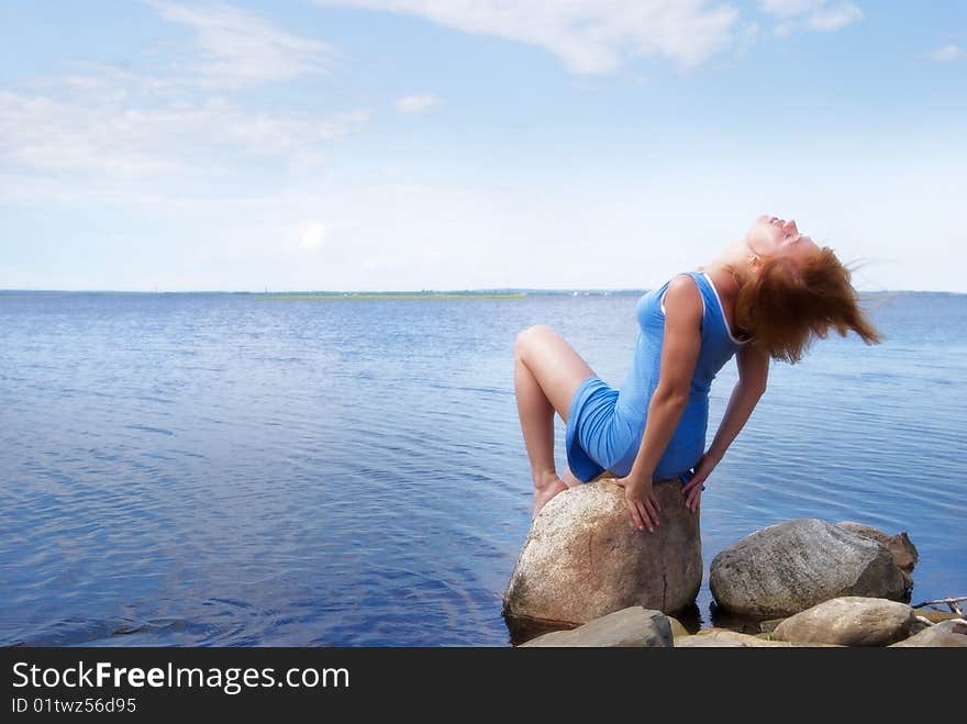 Woman On The Stone