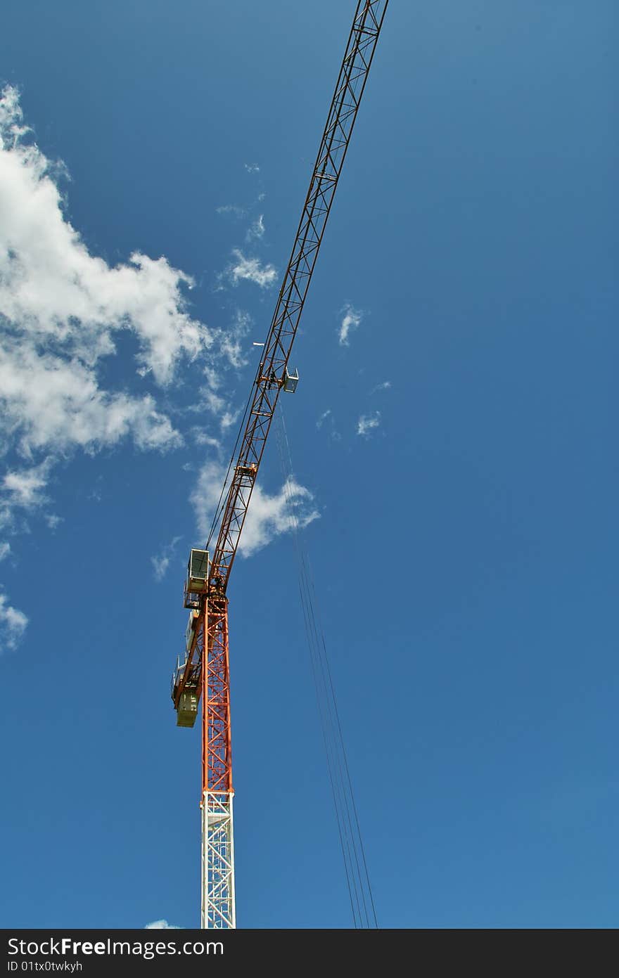 Tower Crane at Costruction Site. Tower Crane at Costruction Site