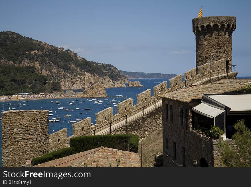 Sea view from the castle