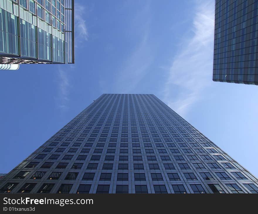 Skyscrapers and Blue Sky Picture Taken in London