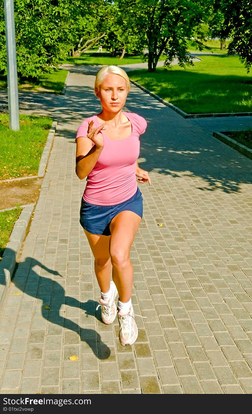 Running girl