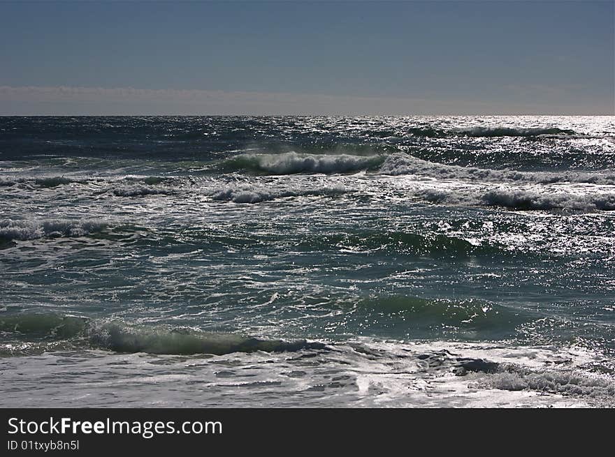 Relax while taking in the blue ocean waters and the sky. Relax while taking in the blue ocean waters and the sky