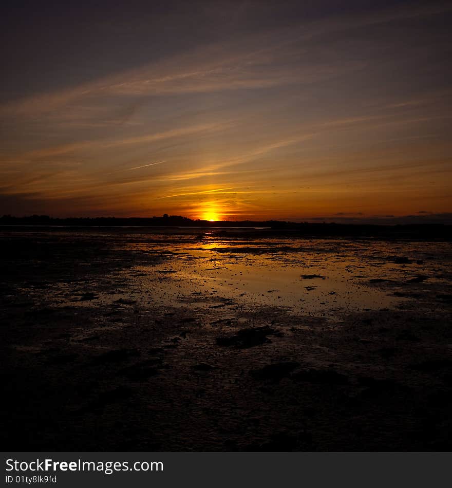 Golden Sunset of charlottetown at PEI