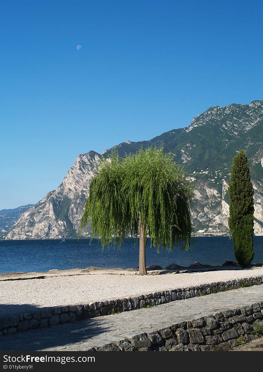 Scenery Of Lake Garda, Italy