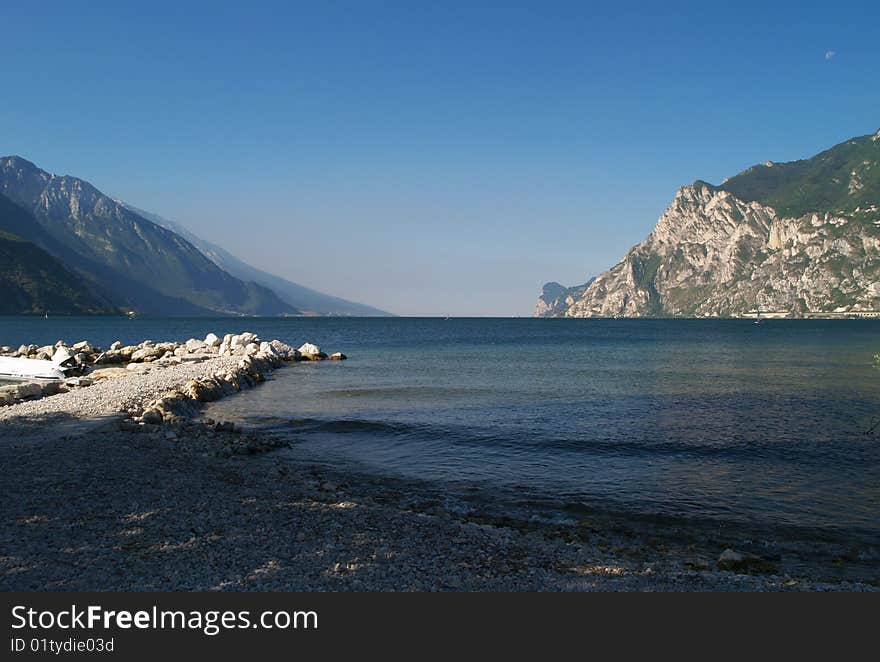 Scenery Of Lake Garda, Italy