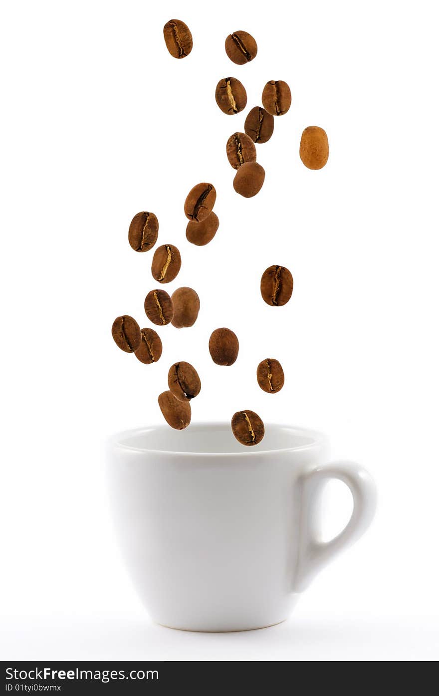 Cup With Coffe Beans