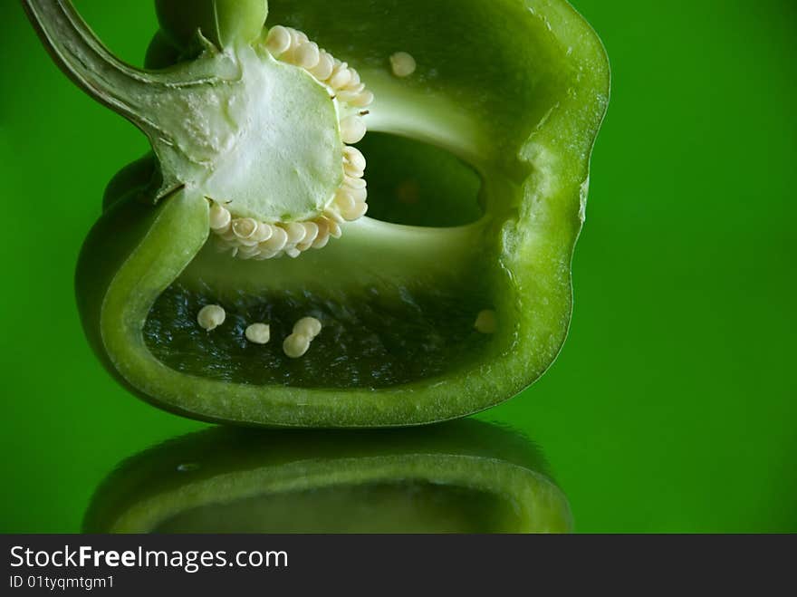 Vivid still life with pepper. Vivid still life with pepper