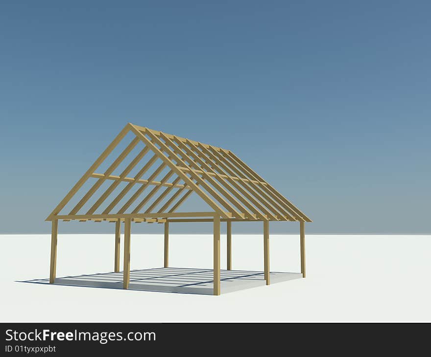 Simple roof construction