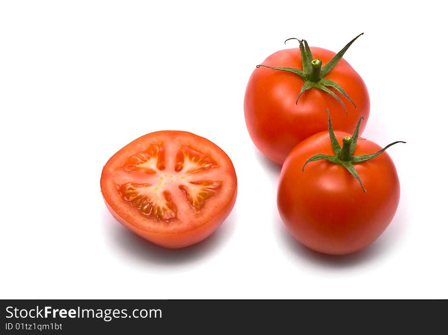 Fresh tomatoes.