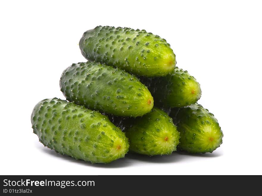 Fresh cucumbers