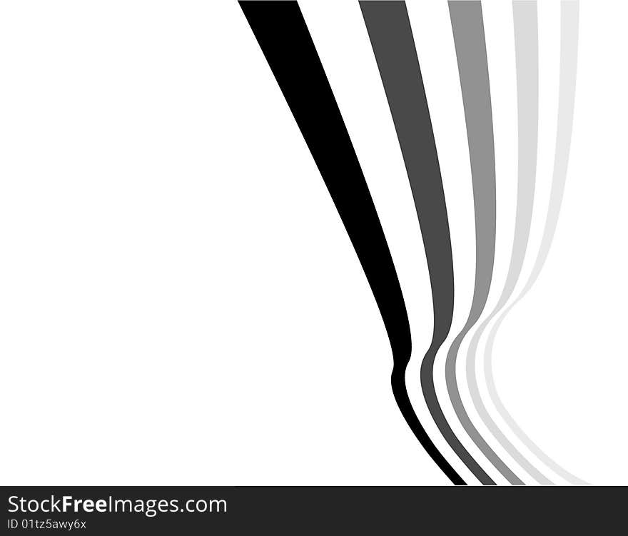 The black and white  abstract background