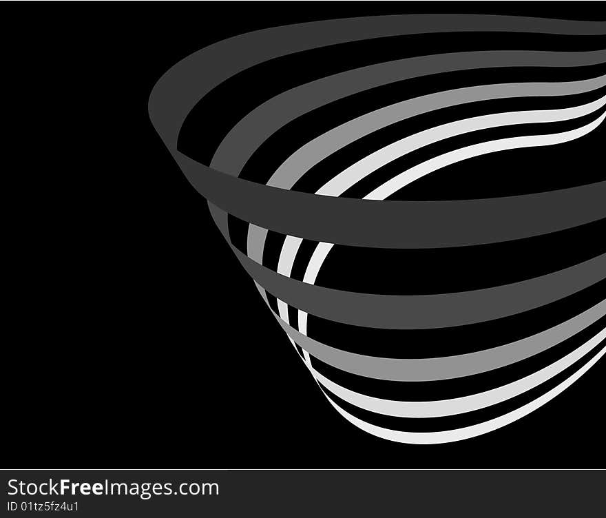 The black and white  abstract background