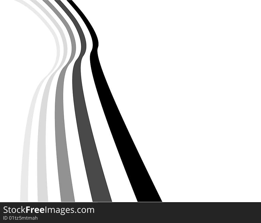 The black and white  abstract background