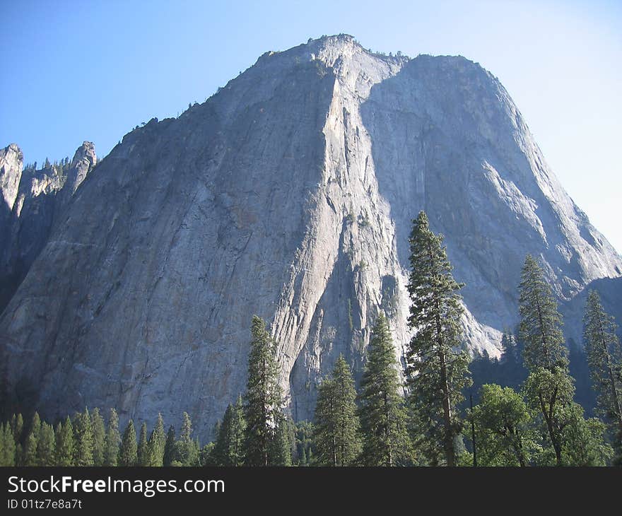 Cathedral Peaks in Yosemite National Park of California, U.S.A.