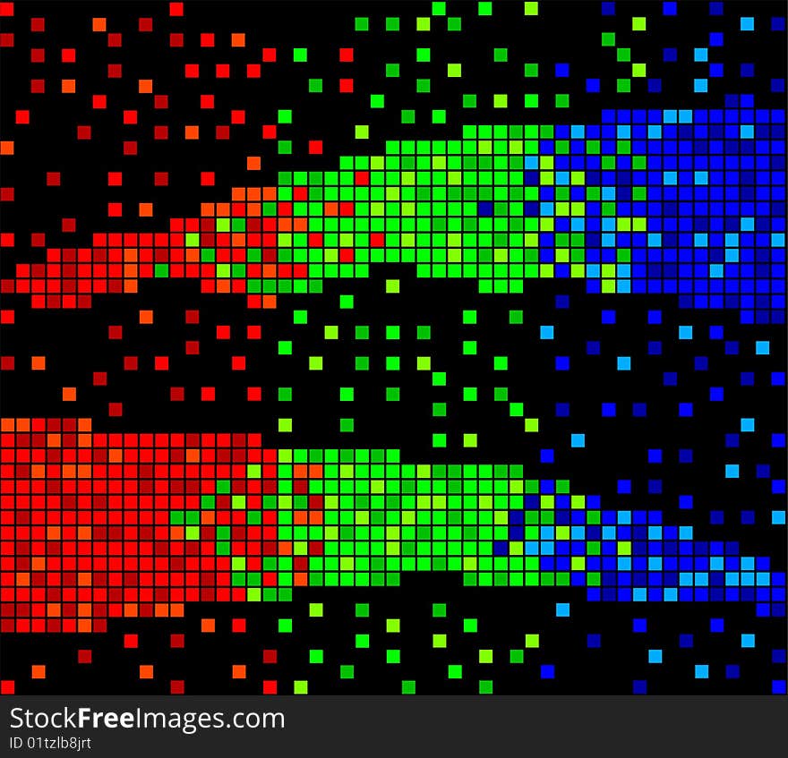 Abstract Background From Squares - A Picture From