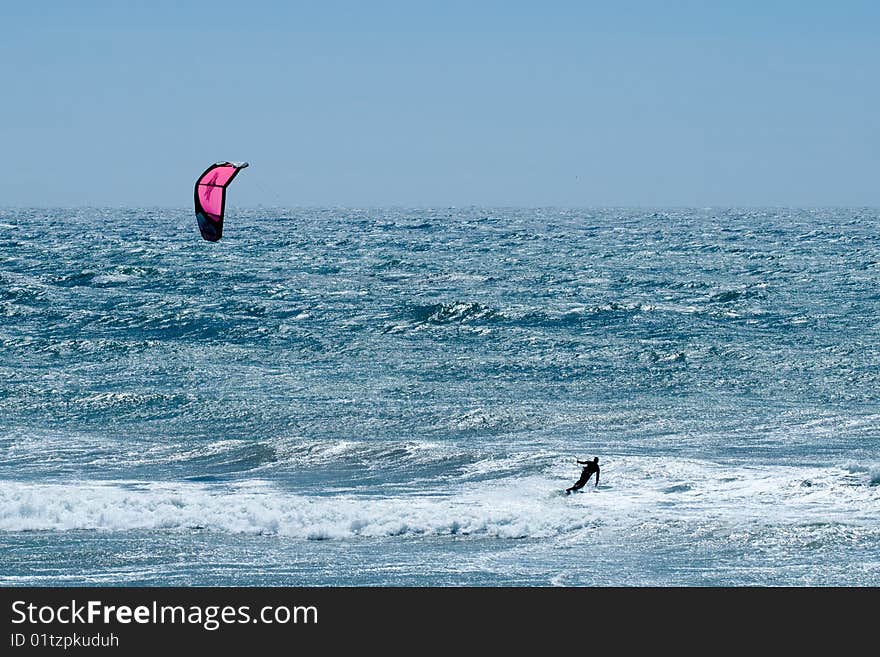 Kiteboarder