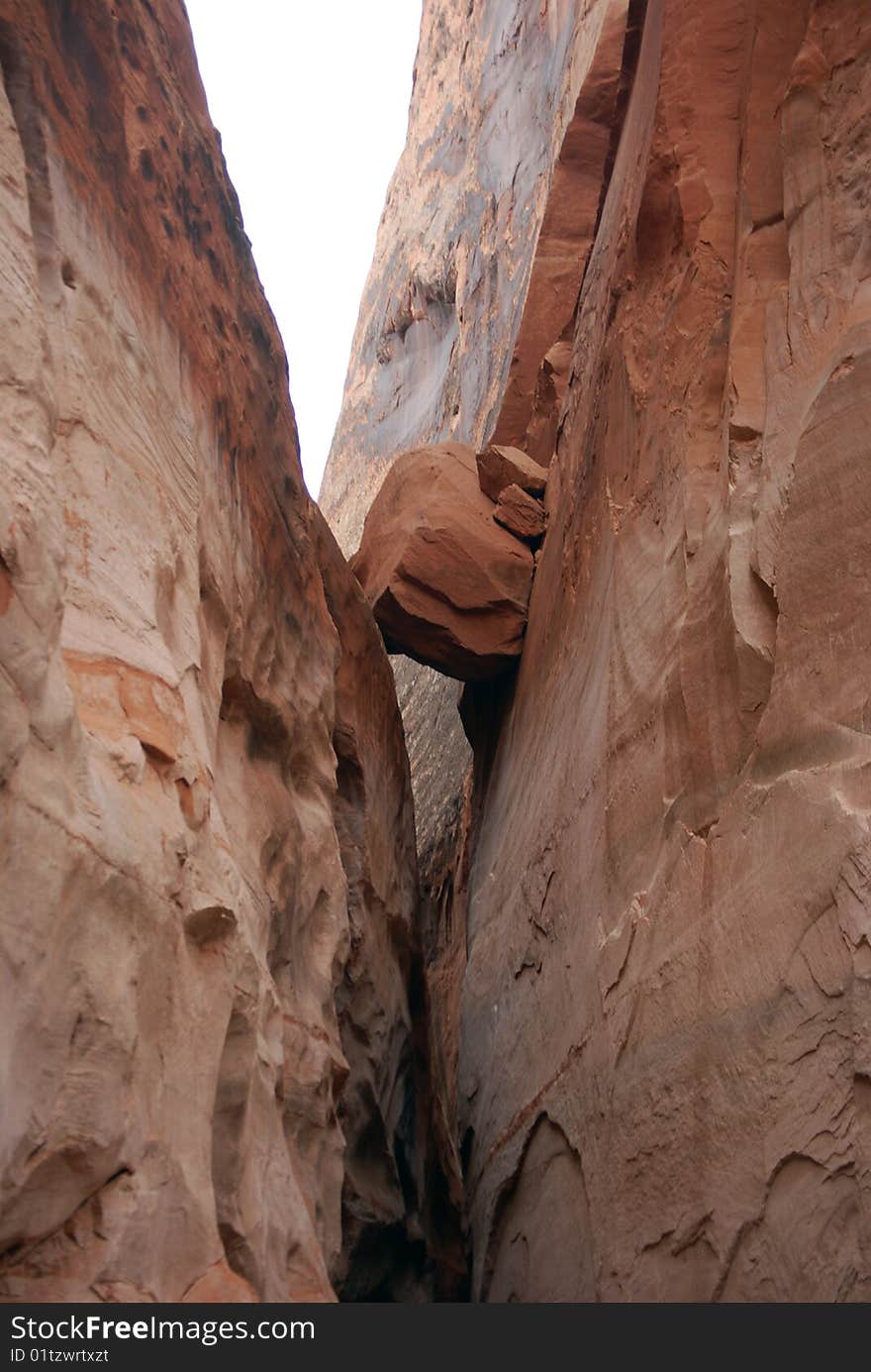 Balanced Rock at Lake Powell Utah. Balanced Rock at Lake Powell Utah