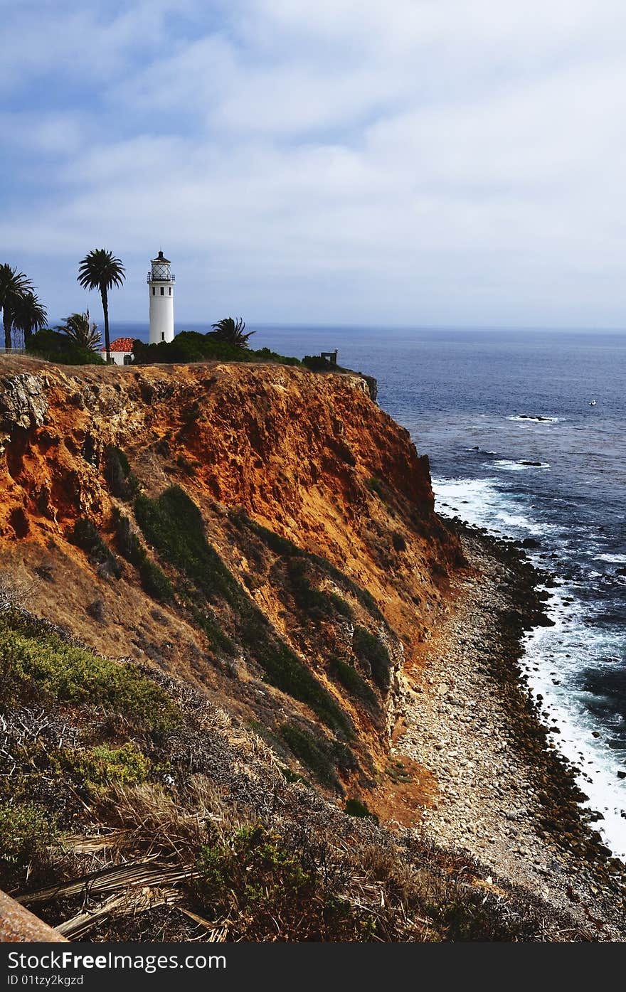 Lighthouse on Cliff