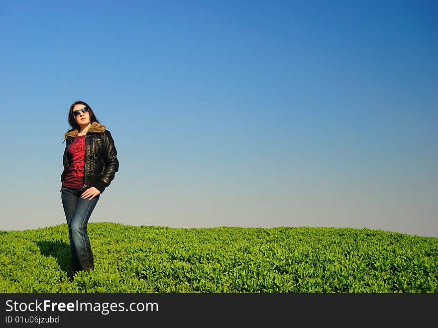 Teen In The Field