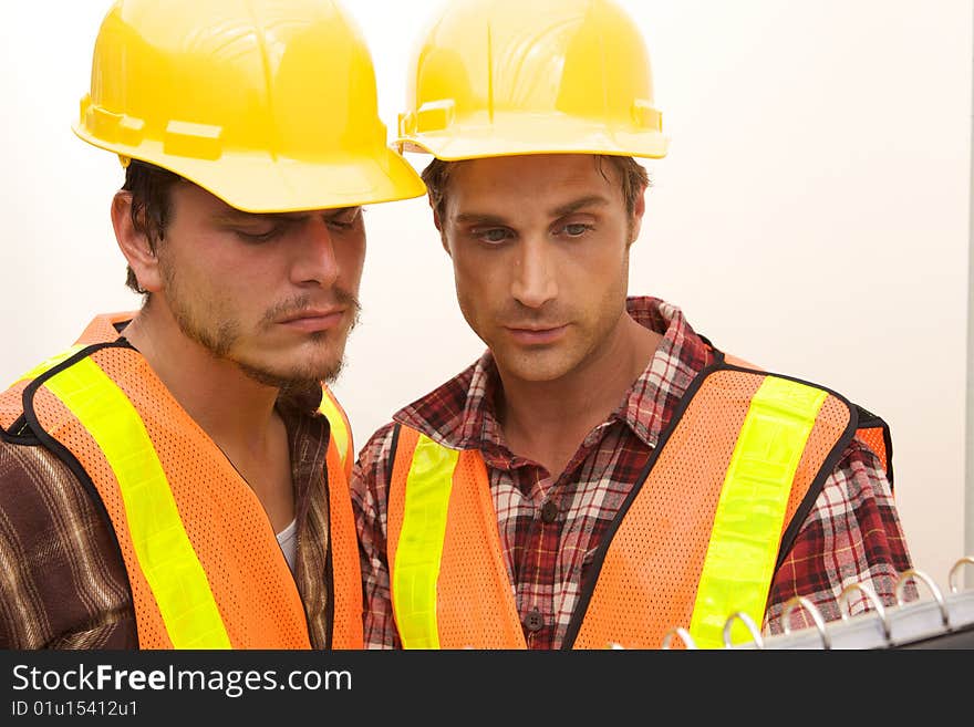 Two Construction Workers at the job