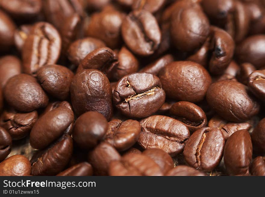 Close up of Coffee beans