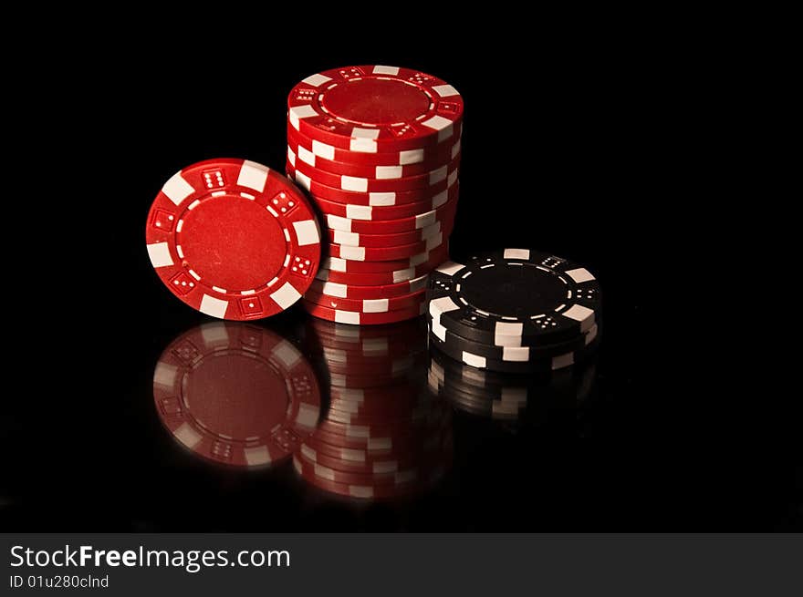 A nice close up shot of some poker chips. A nice close up shot of some poker chips.