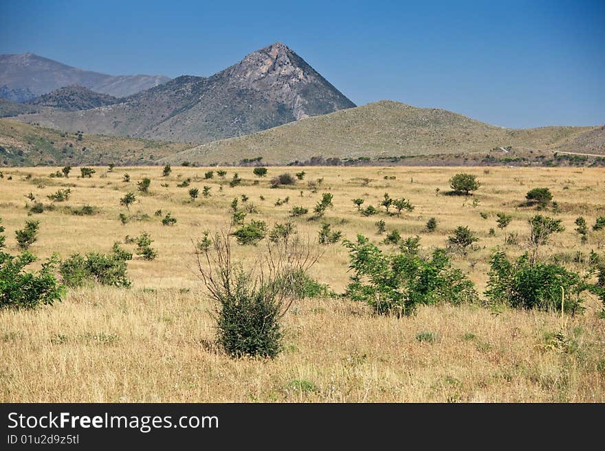 Torrid Landscapes Of Calabria