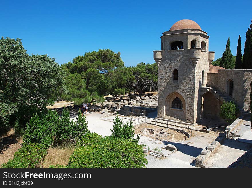 The Monastery of Our Lady, mount Filerimos, Rhodes