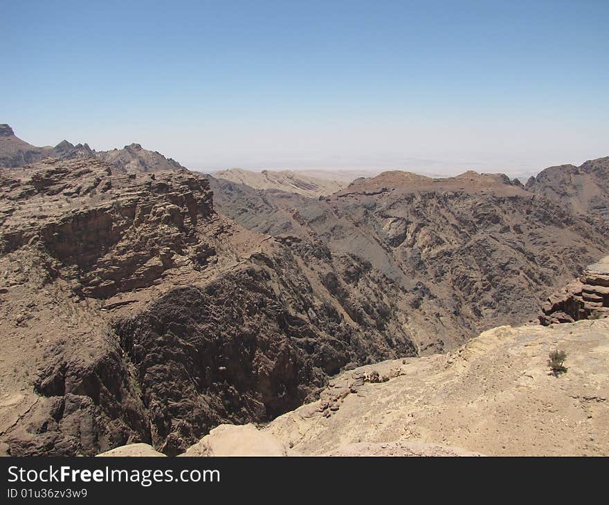 Mountains in Petra