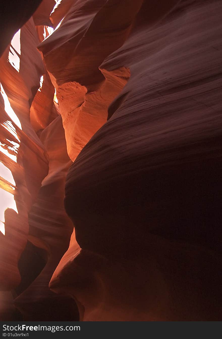 Nature s Abstract at Antelope Canyon