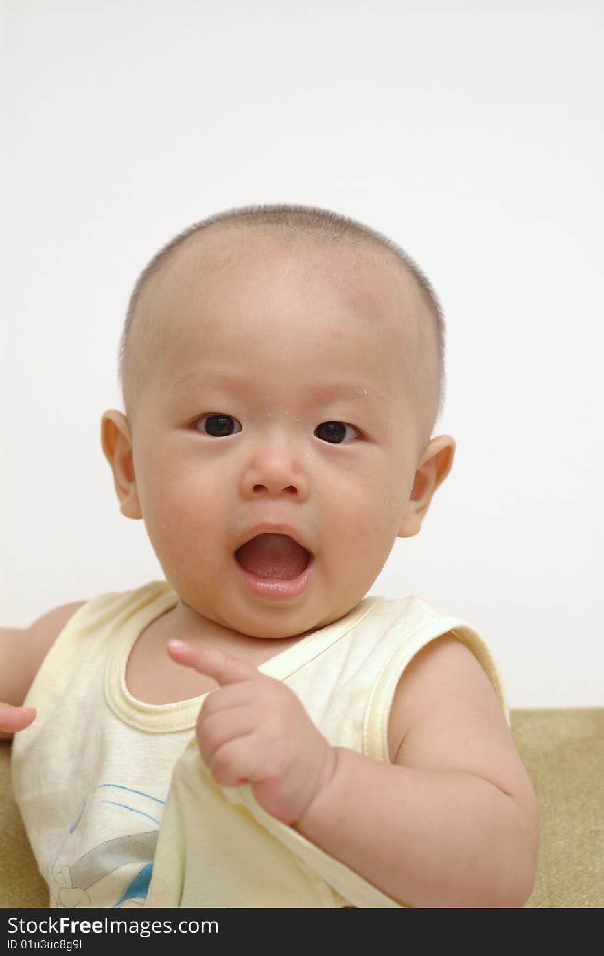 Cute baby portrait