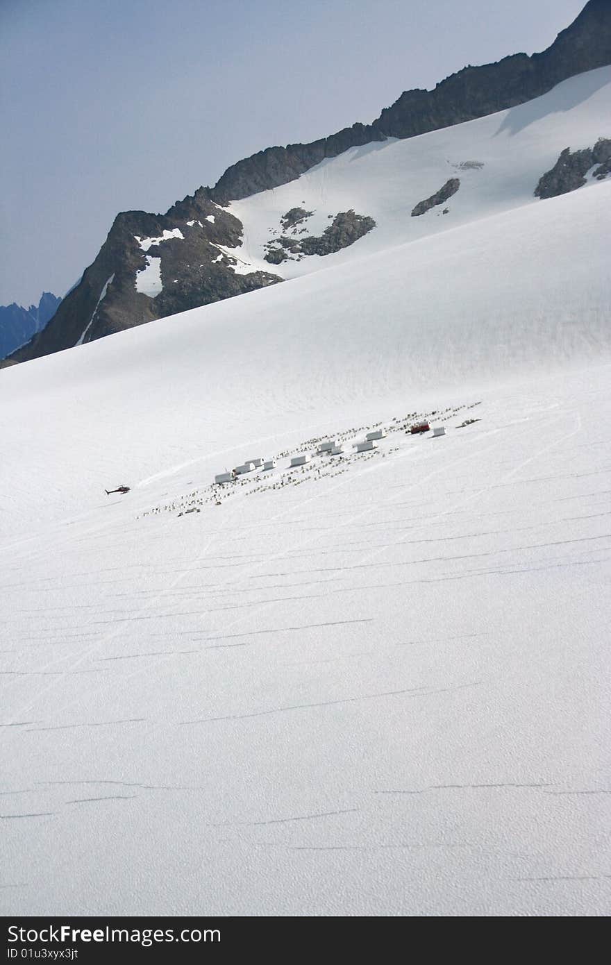 Dog sledding camp