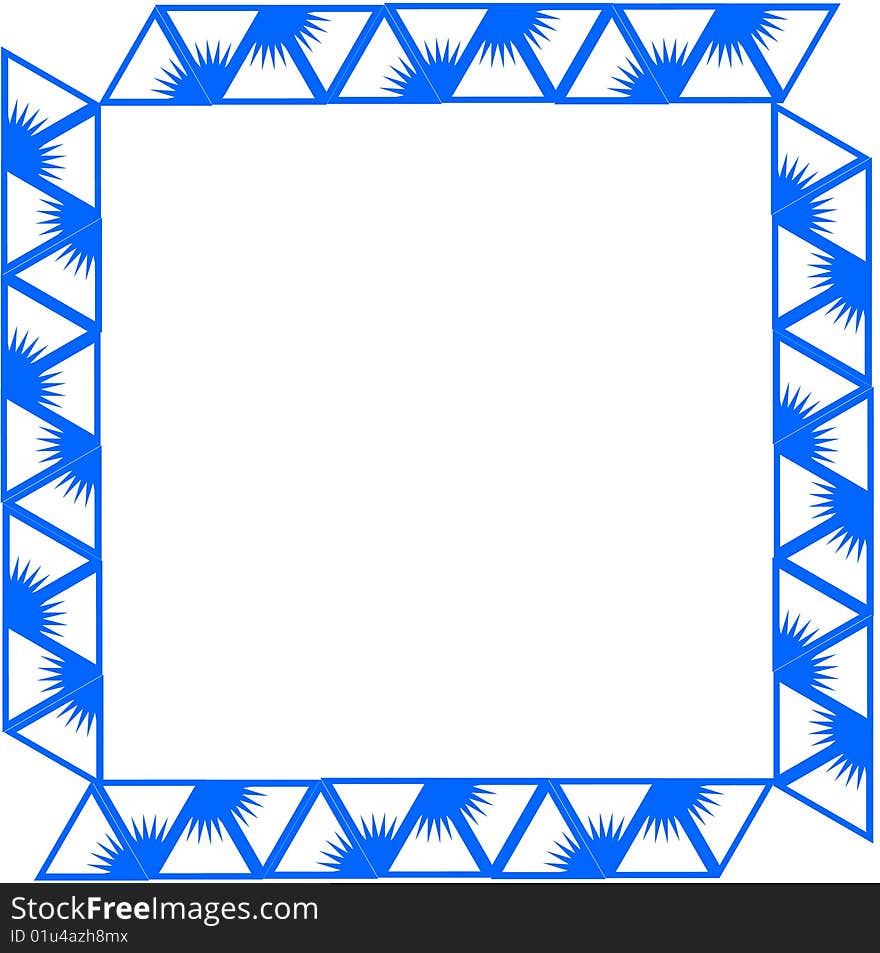 Blue Border/frame