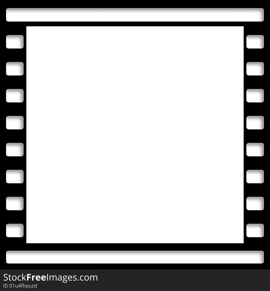 Image of negative film. Can be used as background