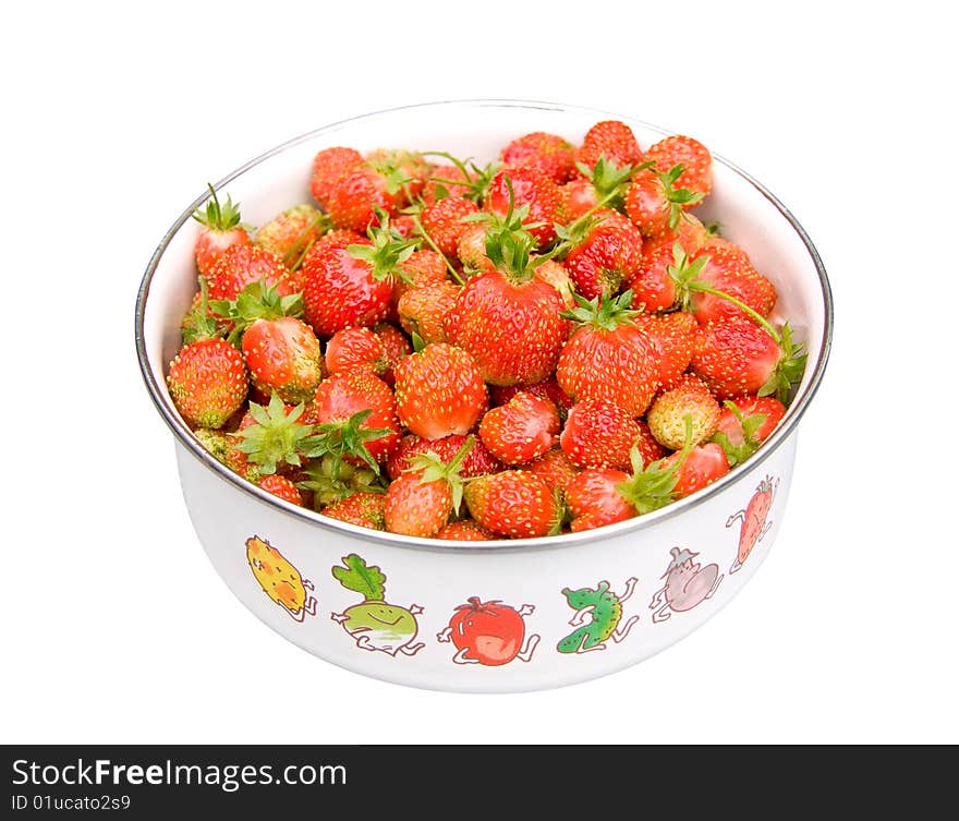 Strawberries in the bowl