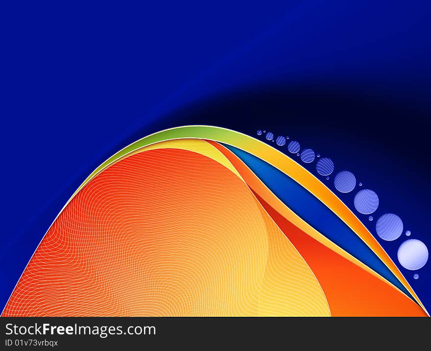 Color abstract background illustration