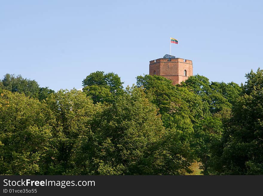 Tower of Gediminas in Vilnius - capital of Lithuania